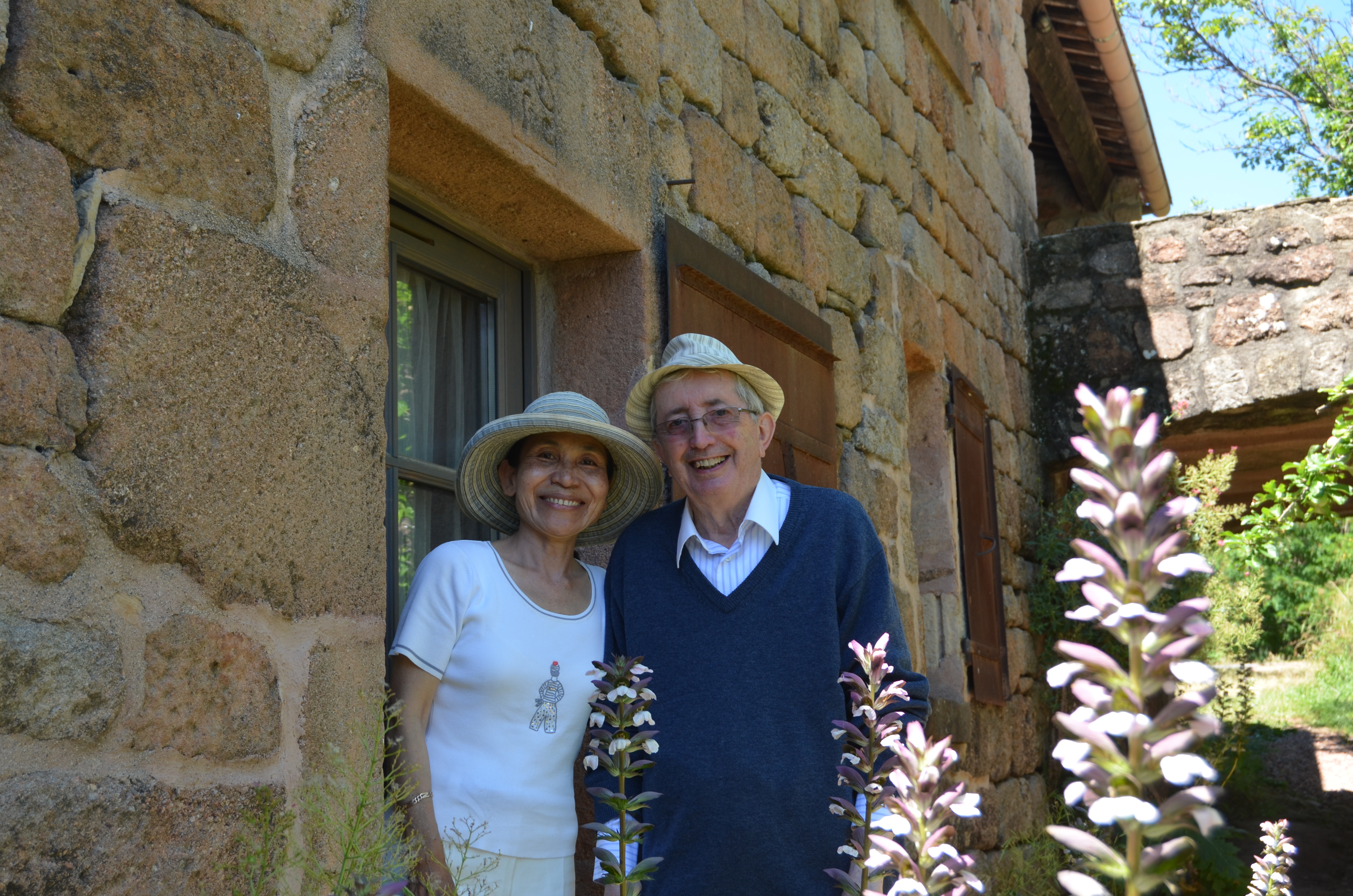 Juillet 2016 : Yves et Chansocthony Delange + Gilles Clément+ David Moinard pour le Parc Naturel